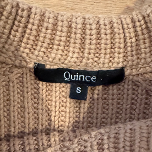Quince camel fisherman sweater - Picture 2 of 3
